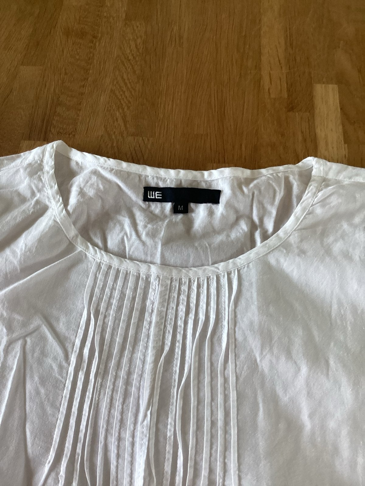 Mooie leuke blouse, Ophalen of Verzenden, Zo goed als nieuw, Maat 38/40 (M), Wit