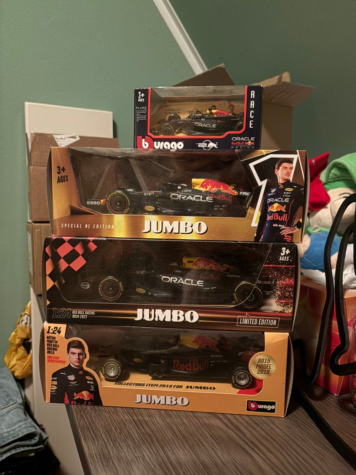 Jumbo Redbull f1 auto’s, Ophalen of Verzenden, Nieuw, Auto, Bburago