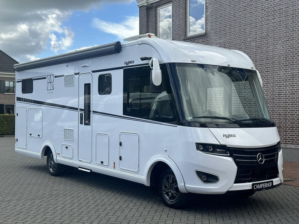 Frankia Platin I 7900 GD Mercedes, E&P, 600 Ah Lithi, Bestuurdersdeur, Vloeistofverwarming, Bedrijf, Diesel