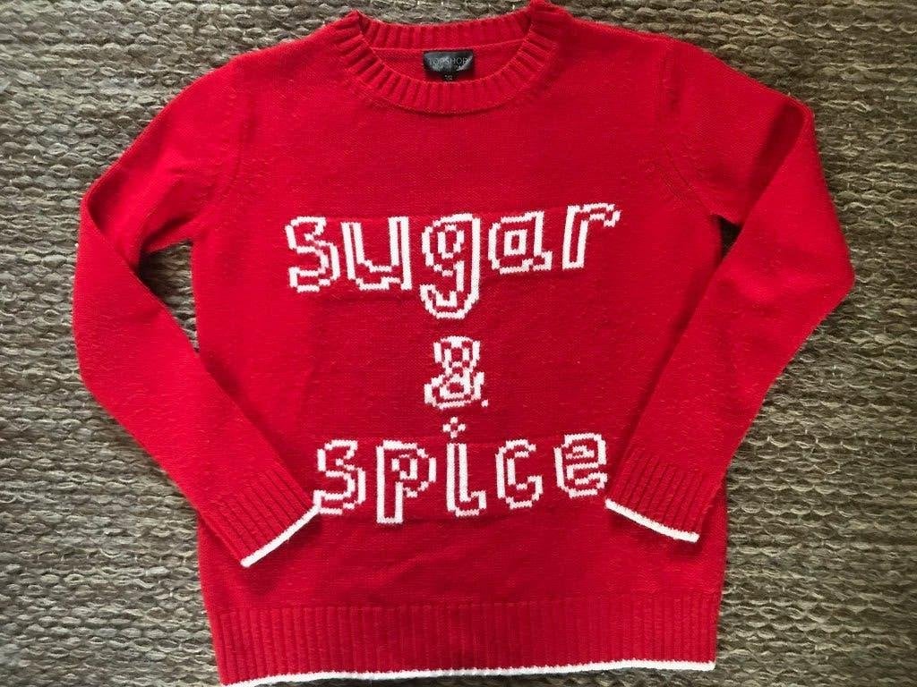 Super leuke TOPSHOP kerst winter trui maat 36, Ophalen of Verzenden, Zo goed als nieuw