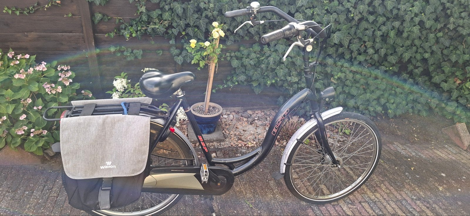Blauwe BSP mamafiets, Gebruikt, Versnellingen, 50 tot 53 cm, Schijfrem
