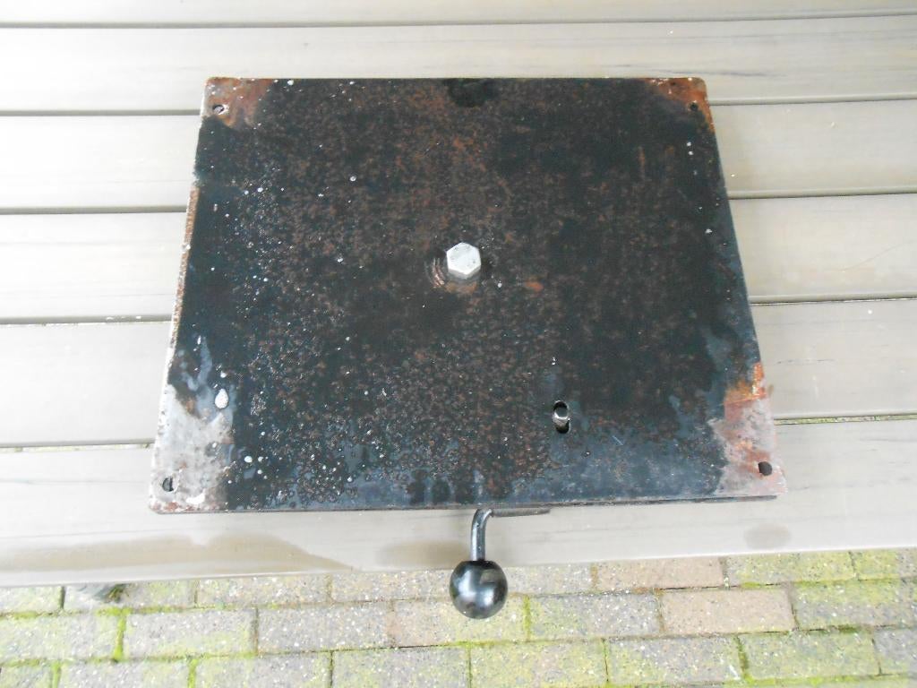 camper draaiplateau schijf voorstoel universeel, Ophalen, Gebruikt