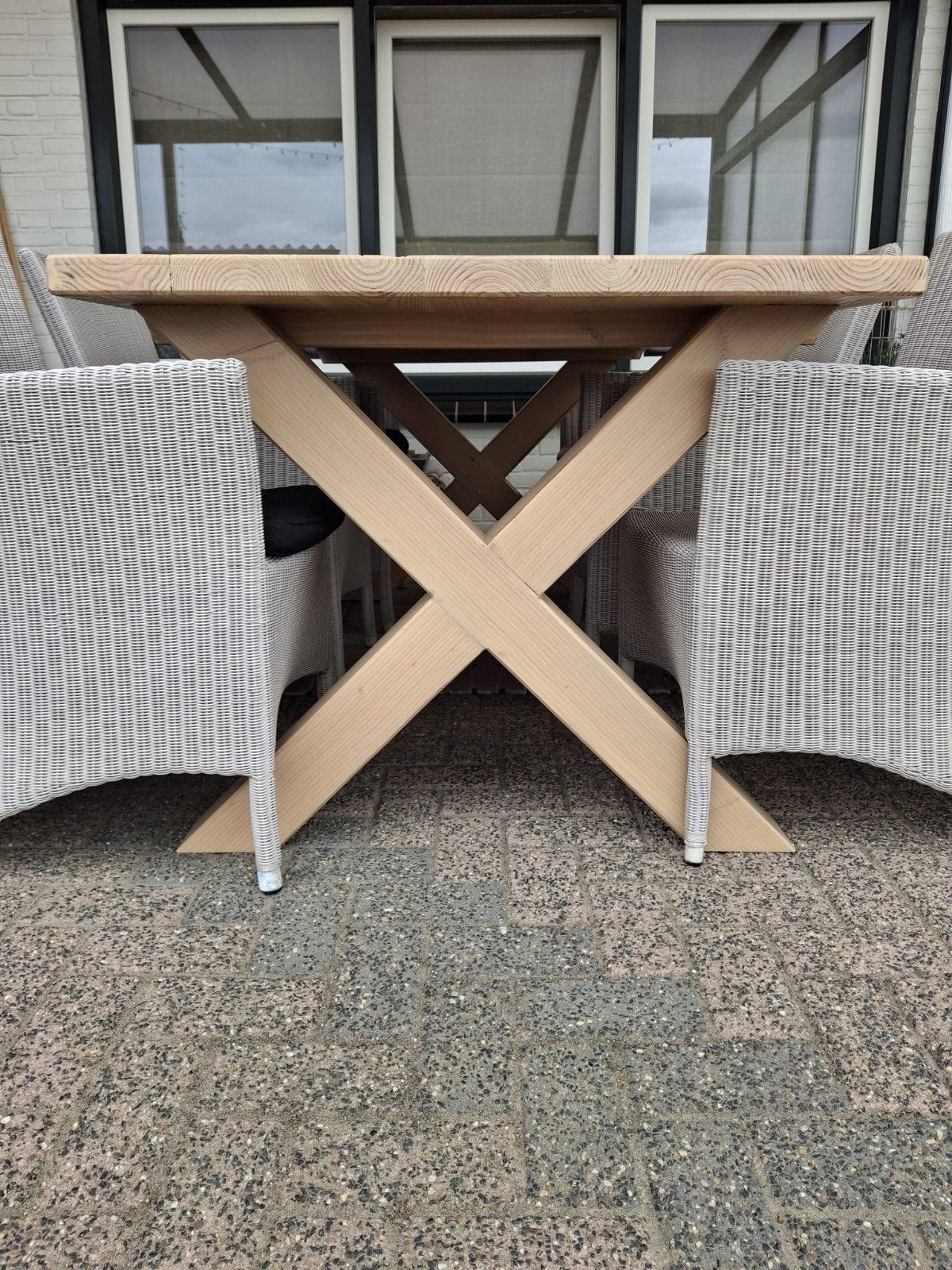 tuintafels op maat gemaakt, Eettafel, 6 zitplaatsen, Nieuw, Ophalen of Verzenden