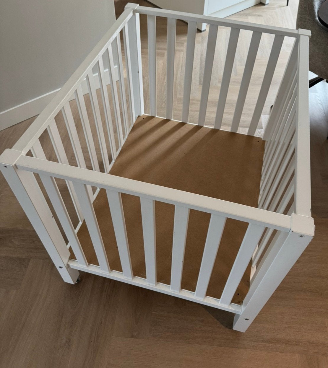 Witte box baby, Ophalen, Gebruikt
