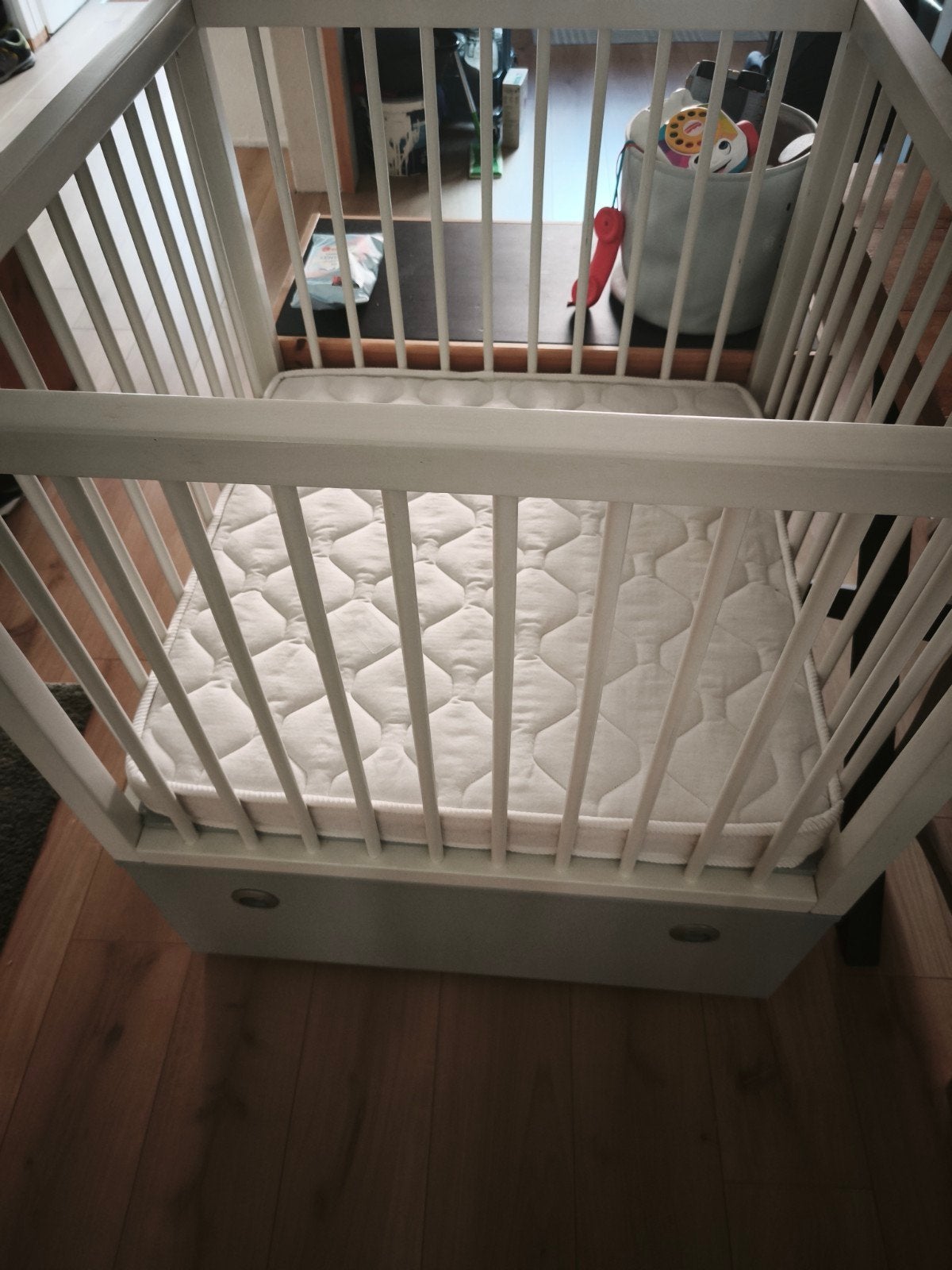 Box voor baby met grote lade en matras, Kinderen en Baby's, Boxen, Ophalen, Gebruikt, Boxkleed
