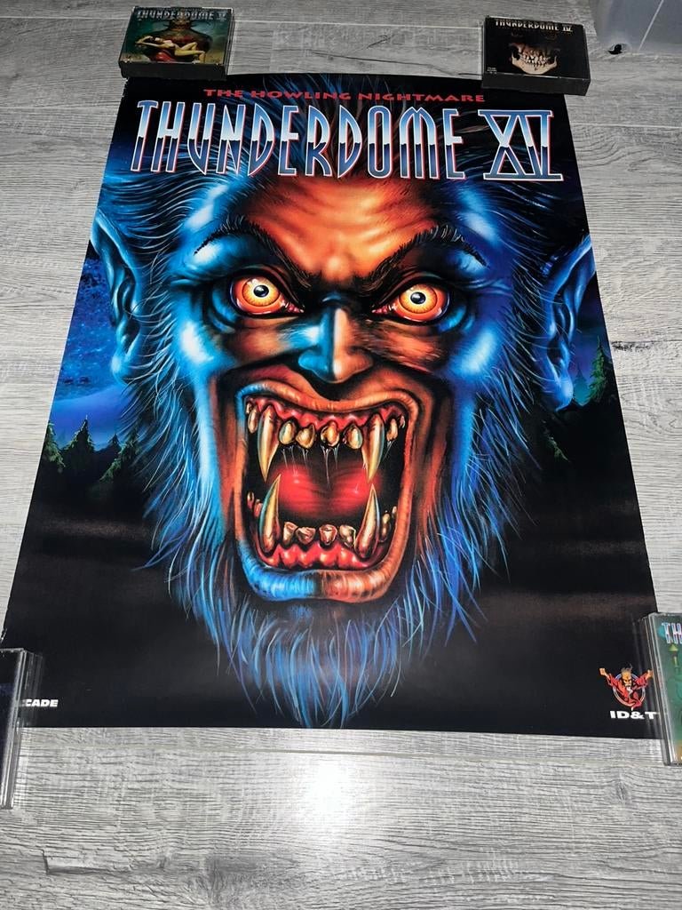 Thunderdome XV originele poster, Verzamelen, Rechthoekig Staand, Ophalen of Verzenden, Zo goed als nieuw, A1 t/m A3
