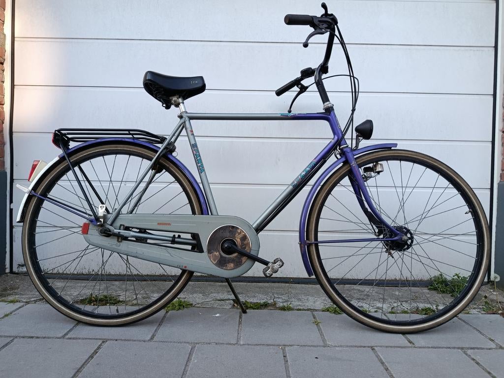 Herenfiets Sparta met 5 versnellingen, AXA slot, verlichting, Ophalen, Sparta, Versnellingen, Zo goed als nieuw