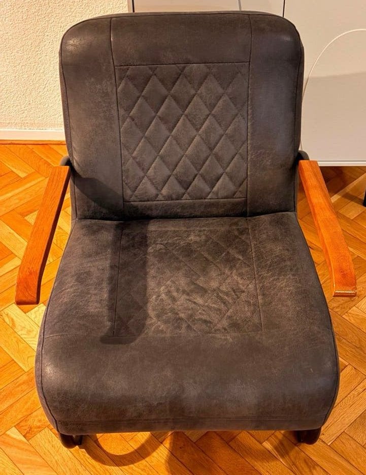 Relaxe fauteuil Loods 5 - zo goed als nieuw, Ophalen, 75 tot 100 cm, Zo goed als nieuw, 50 tot 75 cm