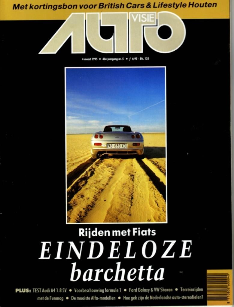 Autovisie test Audi A4 1.8 5V 1995, Ophalen of Verzenden, Gelezen, Audi