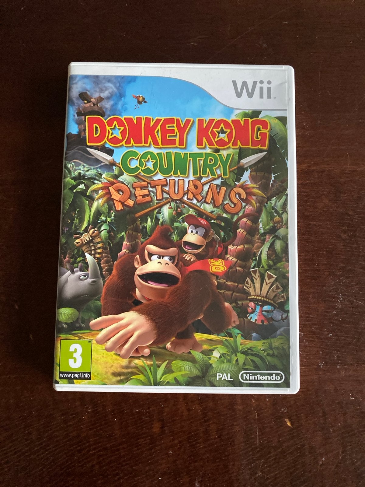 Donkey Kong Country Returns - Wii - (Zo goed als nieuw), Verzenden, 2 spelers, Eén computer, Zo goed als nieuw