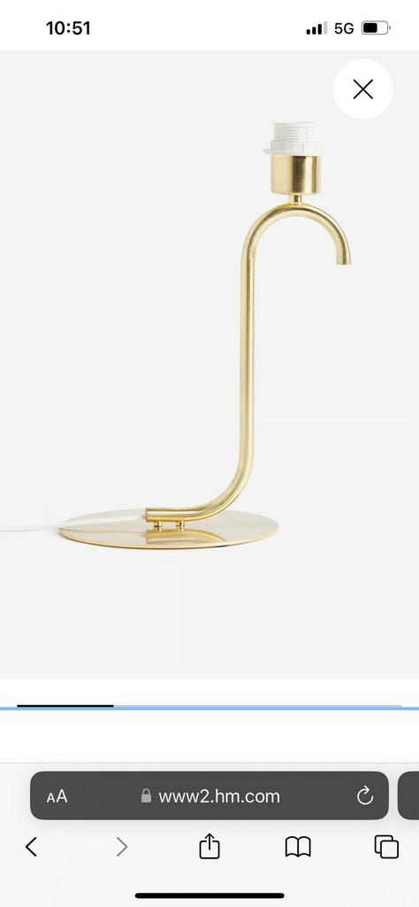 Tafellamp nachtlamp ikea h&m zara nieuw 2x, Ophalen of Verzenden, Nieuw, Minder dan 50 cm