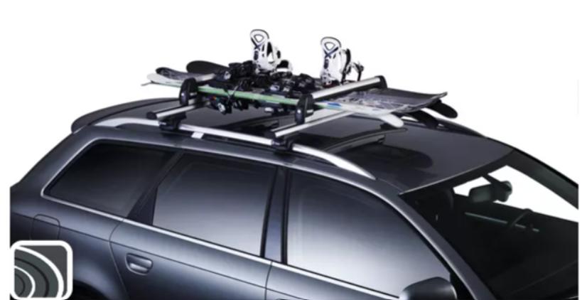 Skidragers uitschuifbaar Thule 732 6 ski's of 4 snowboards d, Auto diversen, Dakdragers, -, -, Nieuw, Ophalen of Verzenden