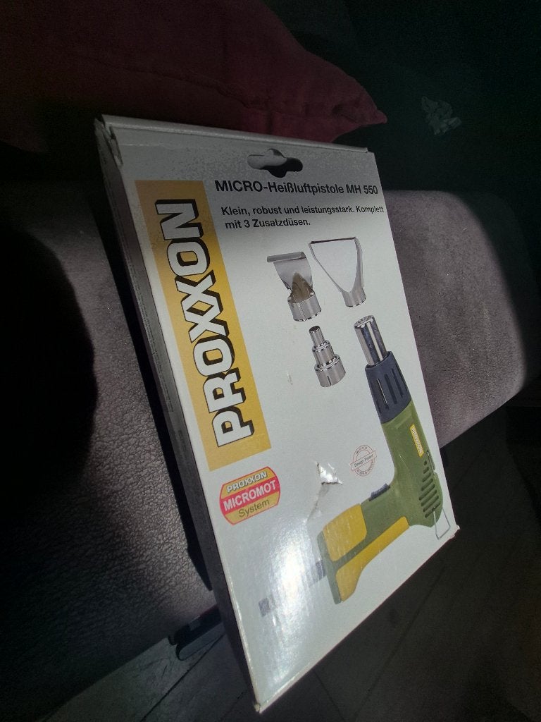Proxxon MICRO MH 550 heteluchtpistool, Ophalen of Verzenden, Gebruikt, Overige typen, Proxxon