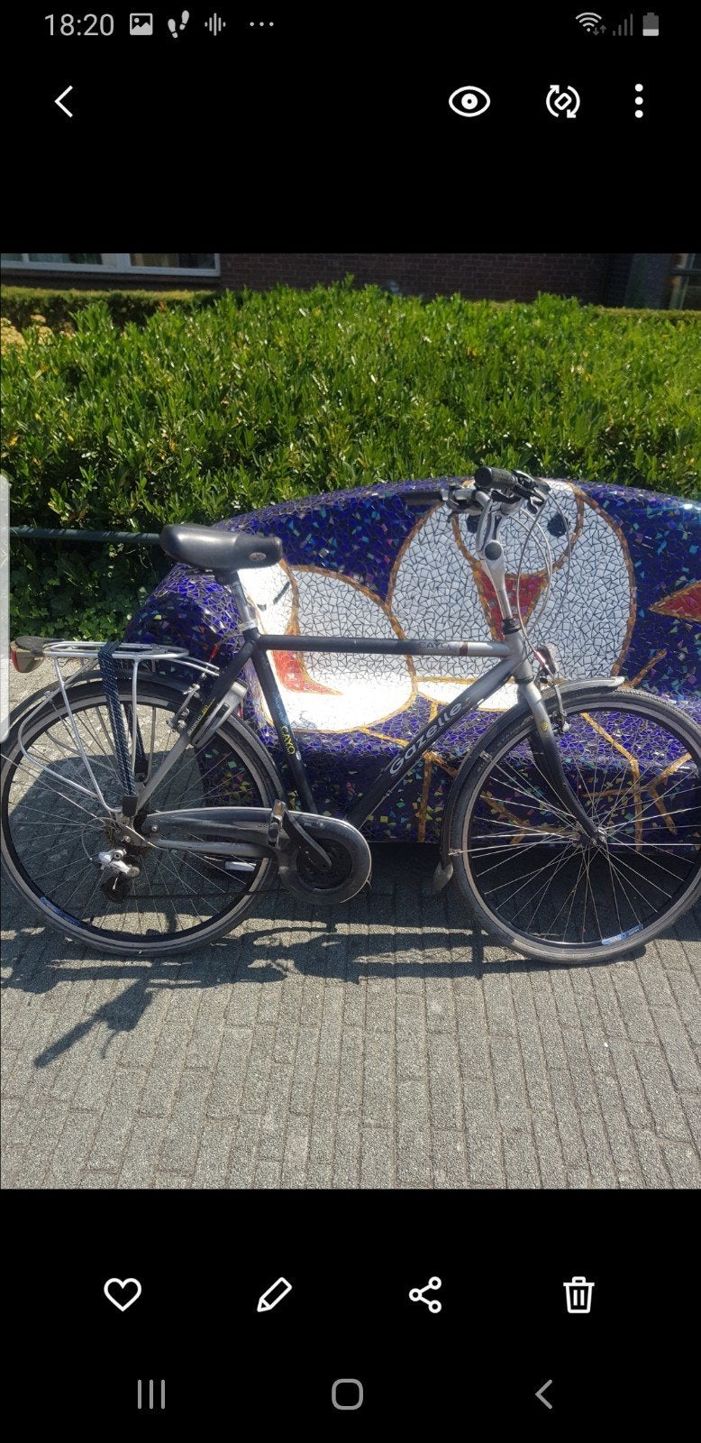 Gazelle hybride fiets type Gazelle Cayo en typeGazelle Medeo, Minder dan 10 versnellingen, Gebruikt, Velgrem, Ophalen of Verzenden