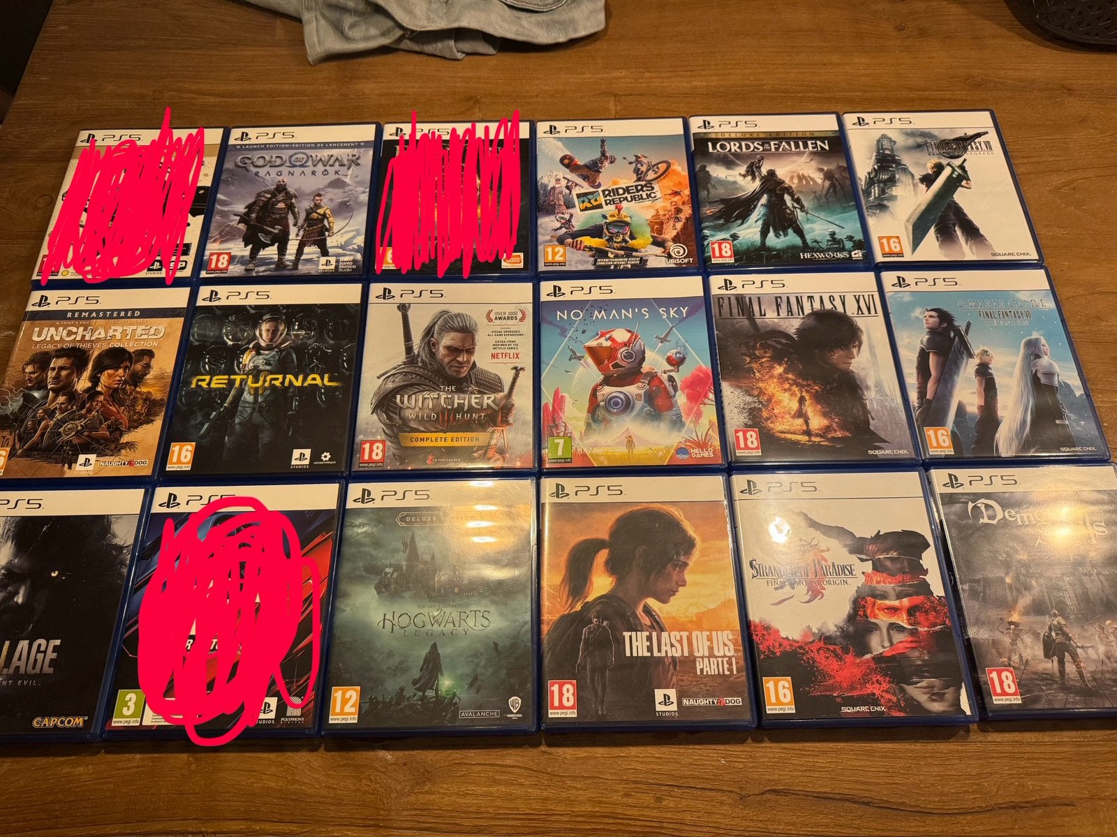 15 playstation 5 games, Ophalen of Verzenden, Zo goed als nieuw