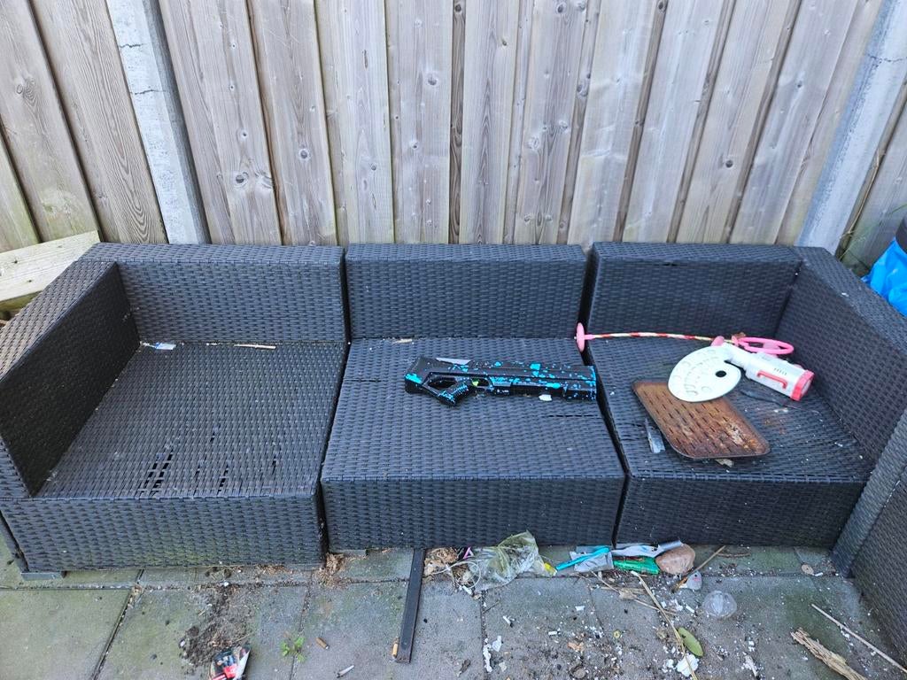 "Loungebank, Tuin en Terras, Tuinsets en Loungesets, Verzenden, Gebruikt