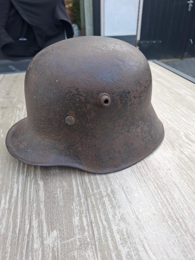 Duitse helm M18, Ophalen of Verzenden, Duitsland, Helm of Baret