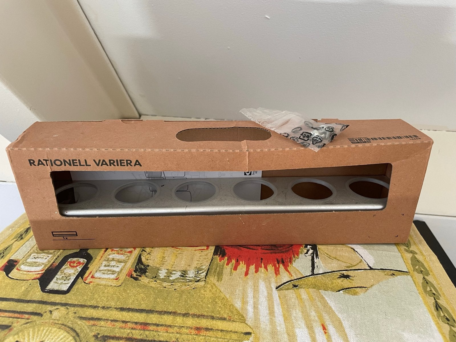 IKEA RATIONELL VARIERA kruidenrek, Overige typen, IKEA, Zilver, Ophalen of Verzenden