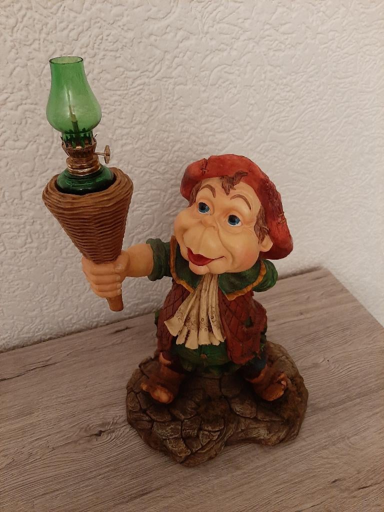 laven efteling Lorch met zijn olielampje, Ophalen of Verzenden, Zo goed als nieuw, Beeldje of Poppetje