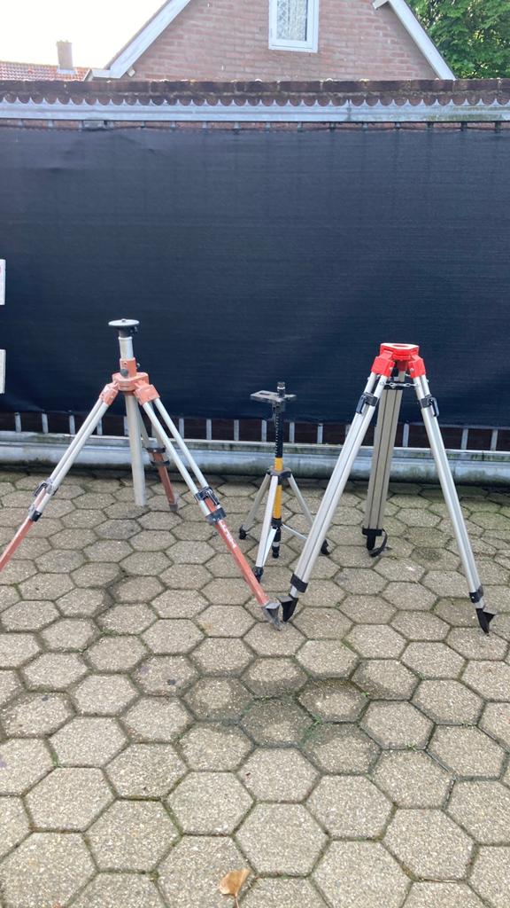 Statieven voor lasers en waterpas instrumenten, Ophalen