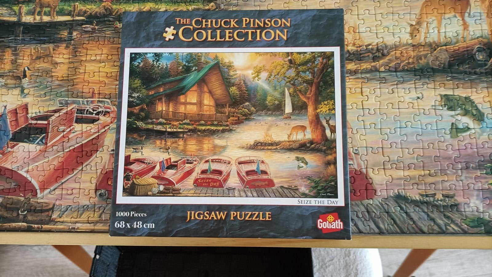 The Chuck Pinson Collection, Hobby en Vrije tijd, Denksport en Puzzels, Ophalen of Verzenden, 500 t/m 1500 stukjes, Zo goed als nieuw
