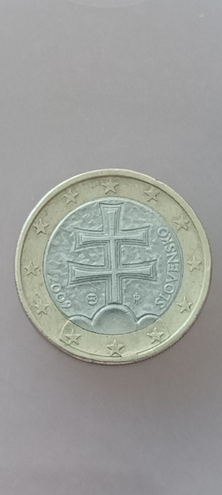 1 euro munt 2009 Slovensko / Slowakije losse munt, Ophalen of Verzenden, Slowakije, 2 euro, Losse munt