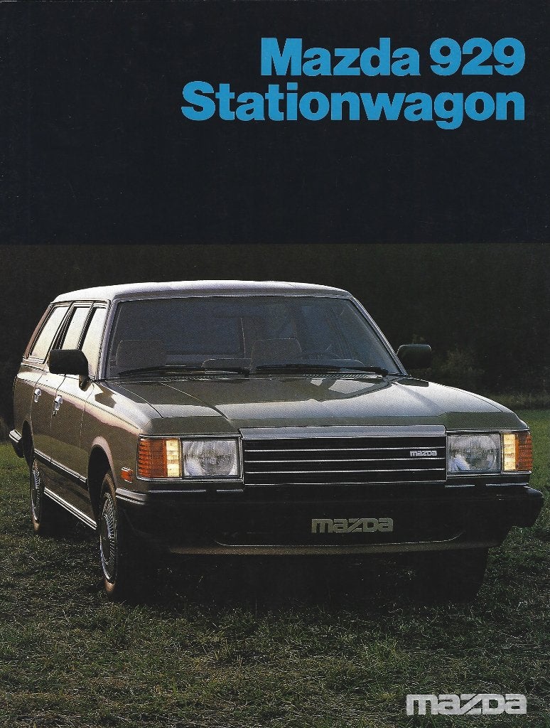 Folder Mazda 929 Stationwagon 1984, Ophalen of Verzenden, Gelezen, Mazda