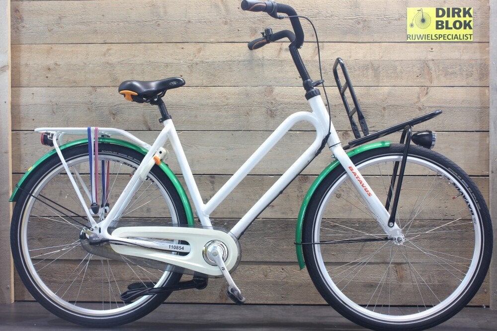 Batavus Postcode transportfiets R3 D56 wit + 3 mnd garantie, Niet ingevuld, Gebruikt, Niet ingevuld, Niet ingevuld