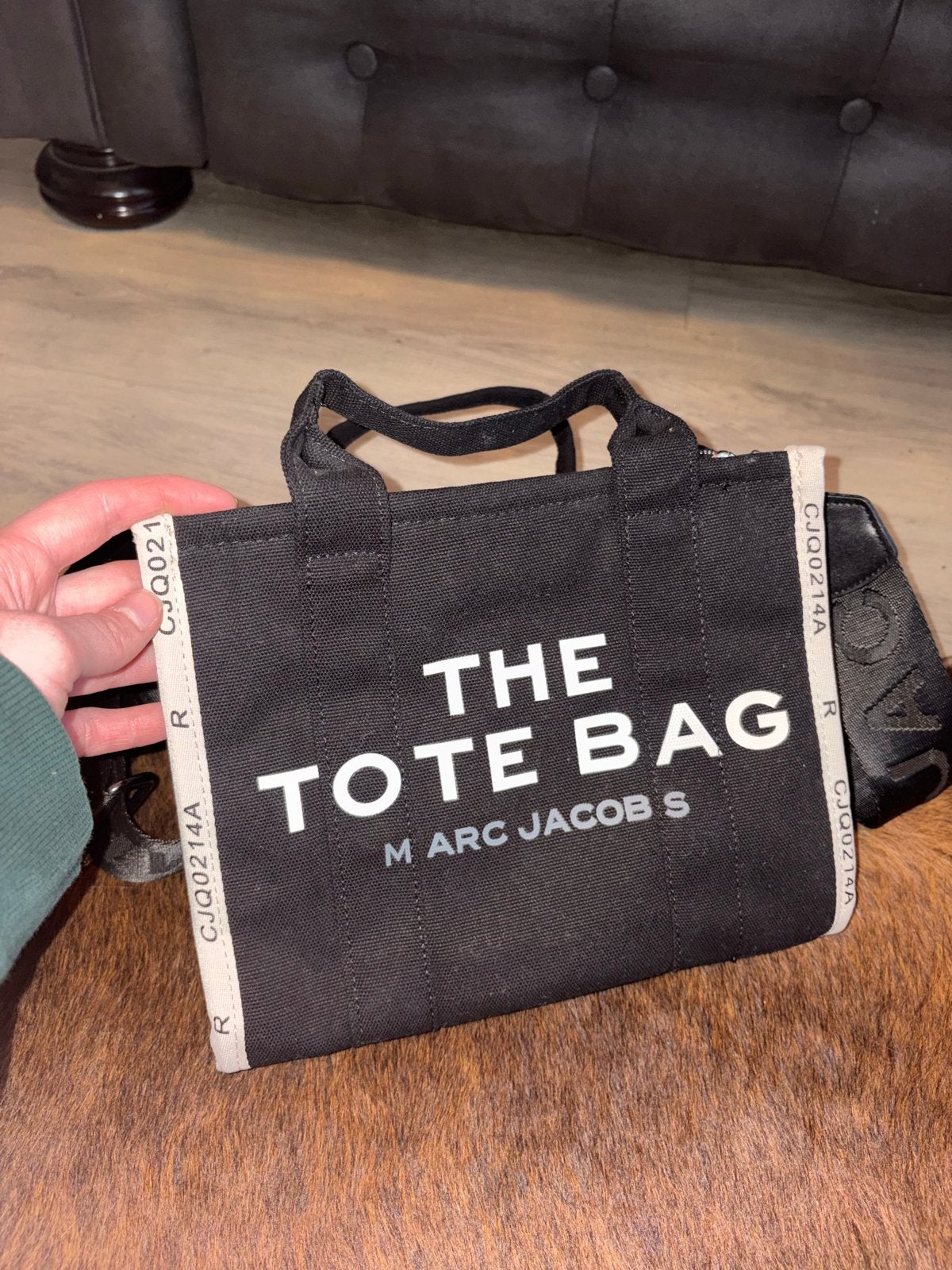*namaak* Marc Jacobs The Tote Bag - Zwart, Ophalen of Verzenden, Nieuw, Zwart, Handtas