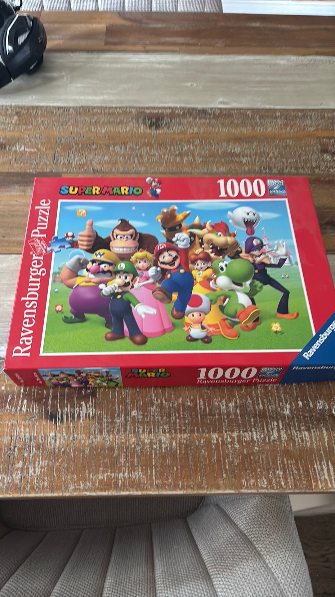 Super Mario puzzel 1000 st, Ophalen of Verzenden, Meer dan 50 stukjes, Zo goed als nieuw, 6 jaar of ouder