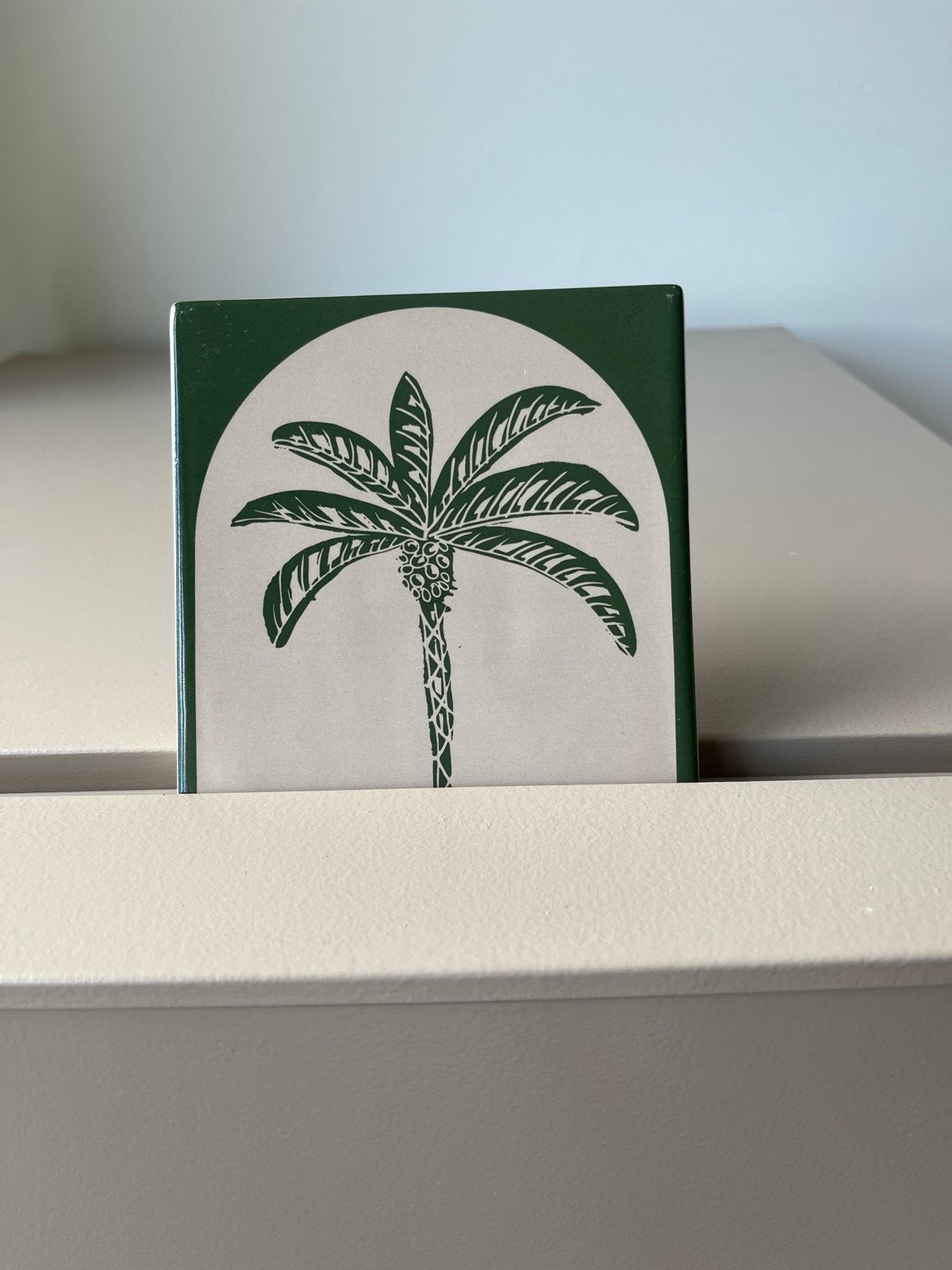 Gloednieuw Karwei Tegeltje met Palmboom Design, Keramiek, Overige typen, Nieuw, Ophalen of Verzenden