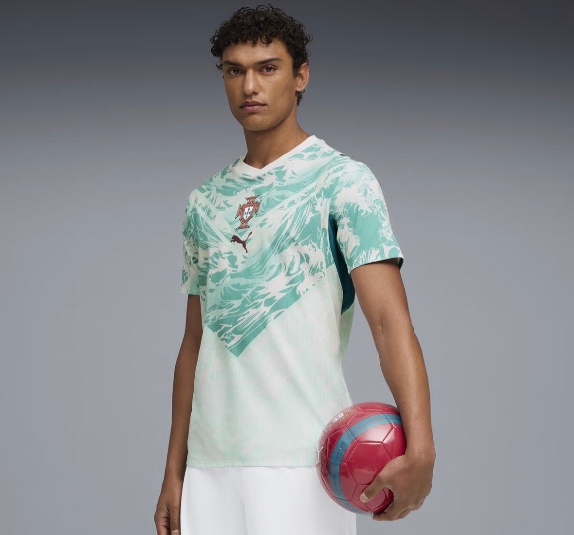 Puma Portugal Voetbalshirt - Groen/Wit, Maat 52/54 (L), Nieuw, Ophalen of Verzenden, Voetbal