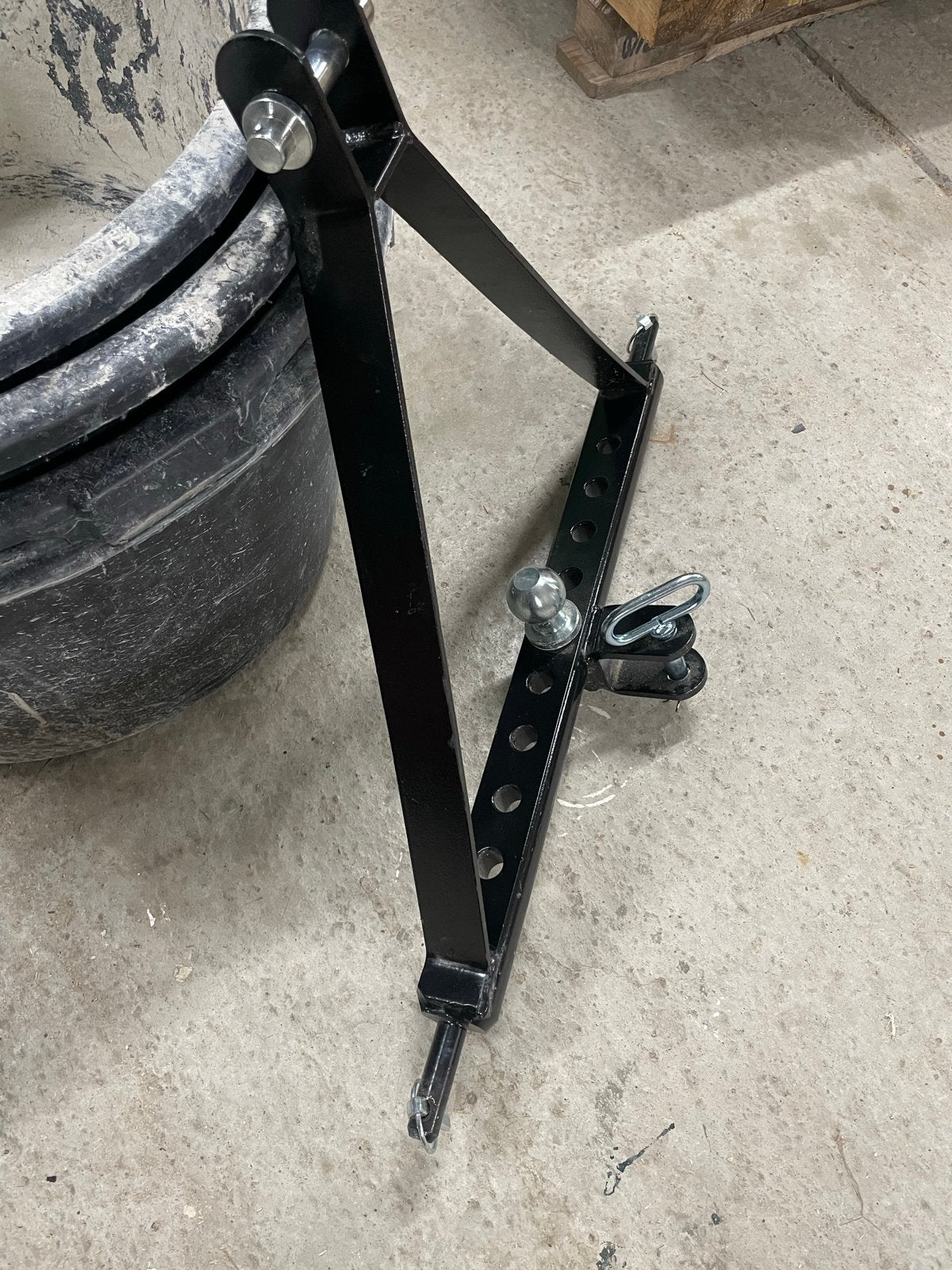 Trekbok, gatenbok, triangel minitractor cat 1, Ophalen