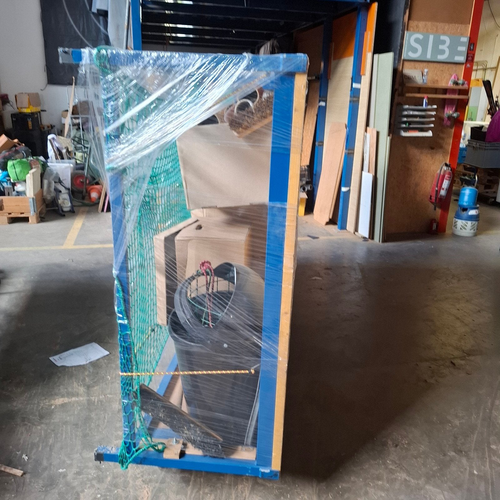 Grote Werktafel / Podium - 300x150x73 cm, Ophalen of Verzenden, Gebruikt, 120 tot 170 cm