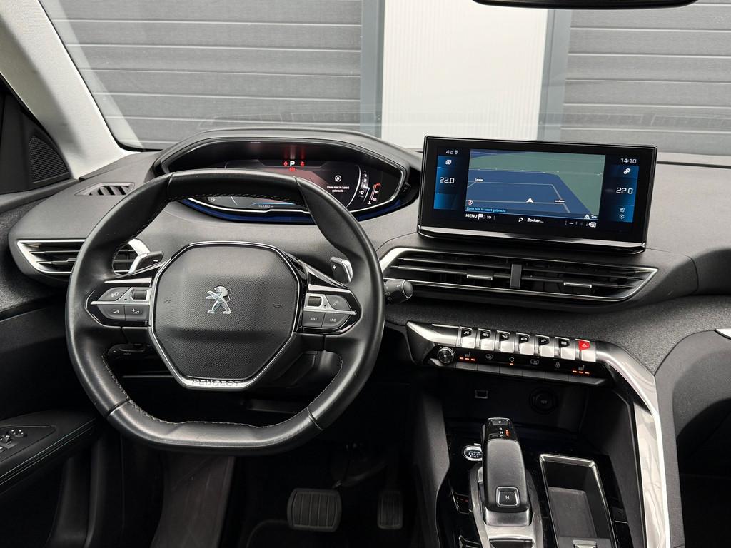 Peugeot 3008 1.2 PureTech Blue Premium / NAP / TREKHAAK / OH, Gebruikt, 1199 cc, Leder en Stof, Zwart