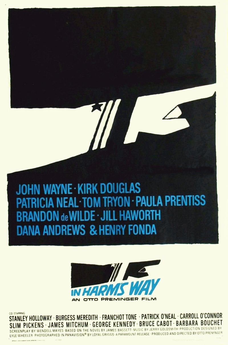 6). In Harm’s Way, Otto Preminger, Kirk Douglas, John Wayne., Ophalen of Verzenden, Zo goed als nieuw, Actie en Avontuur