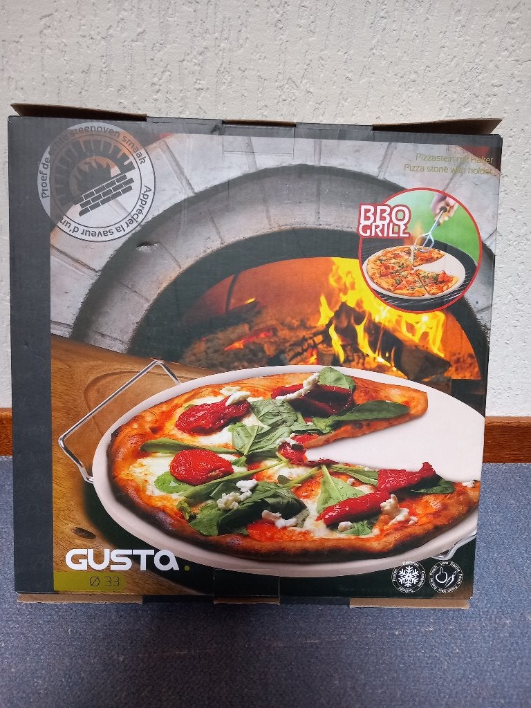 pizza steen met houder, Ophalen, Nieuw, Gusto
