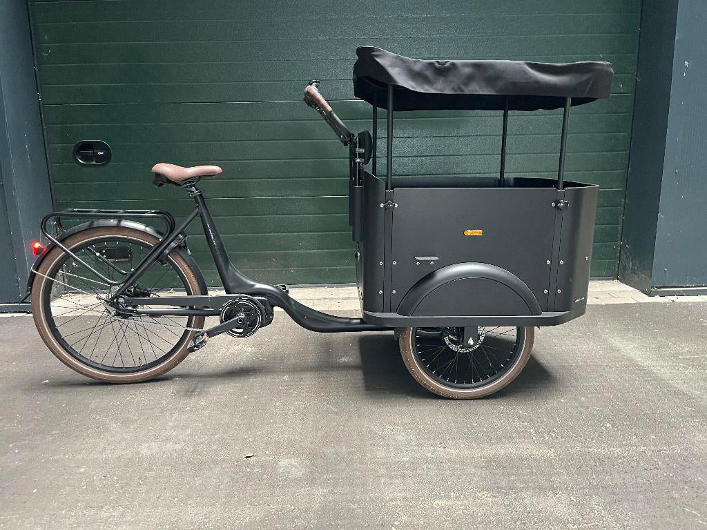 Te koop nieuwe bakfiets Cangoo Keewee, 4 kinderen of meer, Huif, Nieuw, Schijfrem