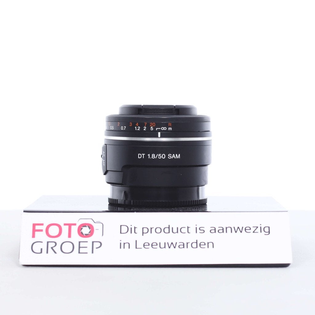 Sony DT 50mm F/1.8 SAM ( OCC-LEEUWARDEN ), Foto-Groep, Luttekepoortstraat 26 3841 AX Harderwijk, Overige typen, Ophalen of Verzenden
