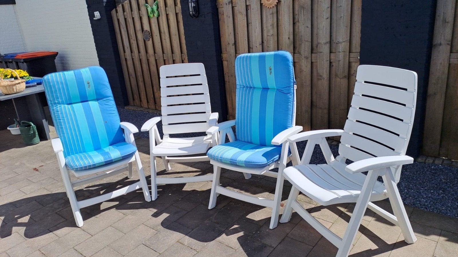 hartman tuinstoelen goede staat!, Ophalen, Zo goed als nieuw