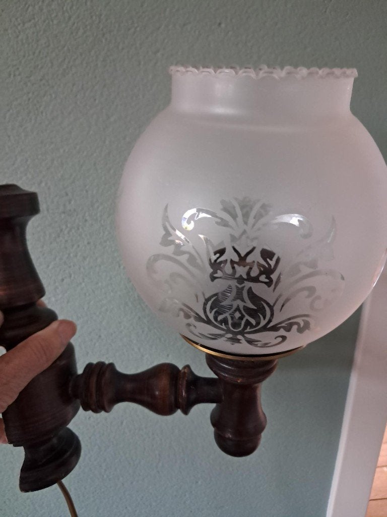 wandlamp Lampen schemerlamp, Huis en Inrichting, Ophalen of Verzenden, Zo goed als nieuw, Glas
