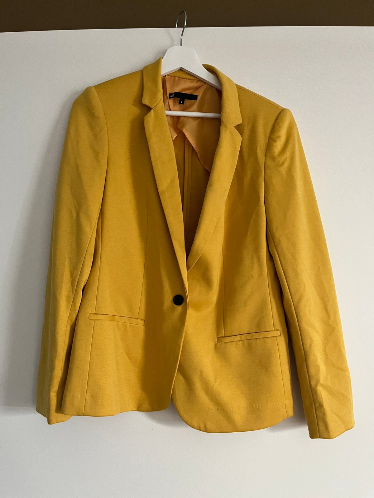 Okergele blazer WE maat L, Ophalen of Verzenden, Zo goed als nieuw, Maat 42/44 (L), Geel
