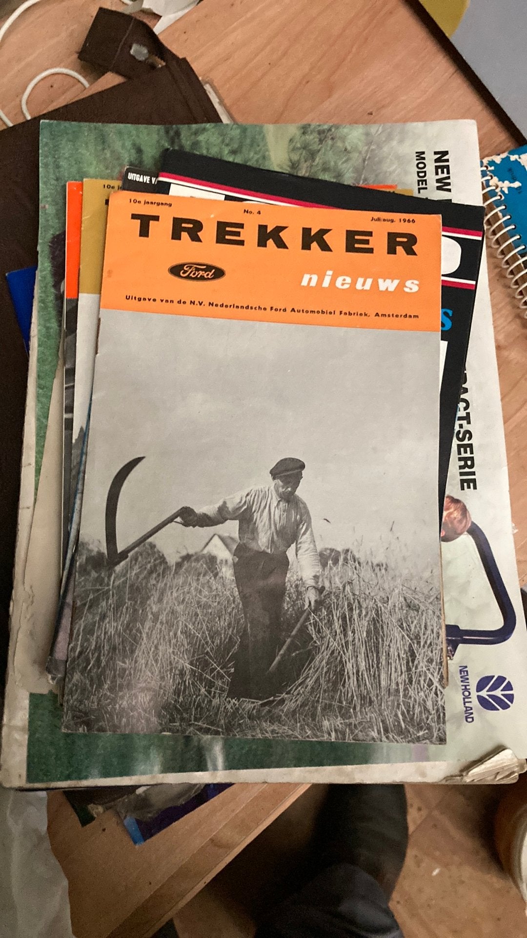 Ford trekker nieuws juli/aug 1966, Ophalen, Zo goed als nieuw, Ford