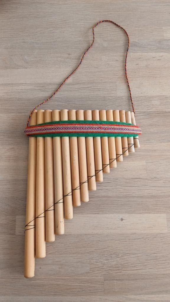 Bamboe panfluit - Handgemaakt, Muziek en Instrumenten, Blaasinstrumenten | Overige, Ophalen of Verzenden