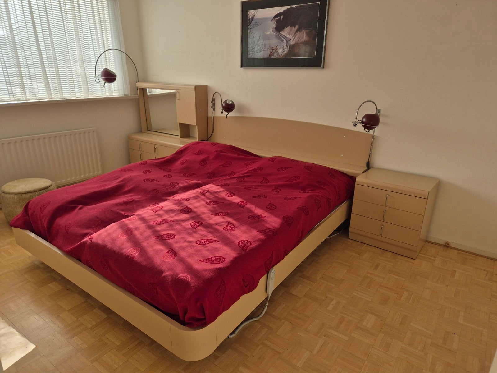 Bedombouw 180x200, Ophalen, Tweepersoons, 180 cm, Hout