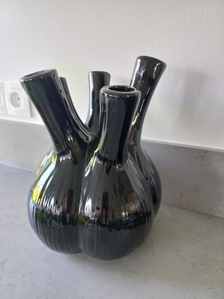 Toetervaas, Ophalen of Verzenden, Overige kleuren, Glas, Minder dan 50 cm