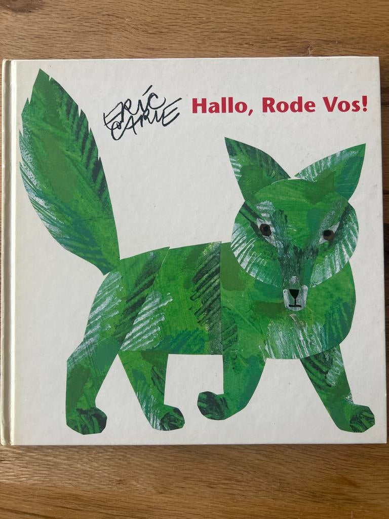 Hallo, Rode Vos! - Eric Carle Prentenboek, Boeken, Ophalen of Verzenden, Zo goed als nieuw, Prentenboek