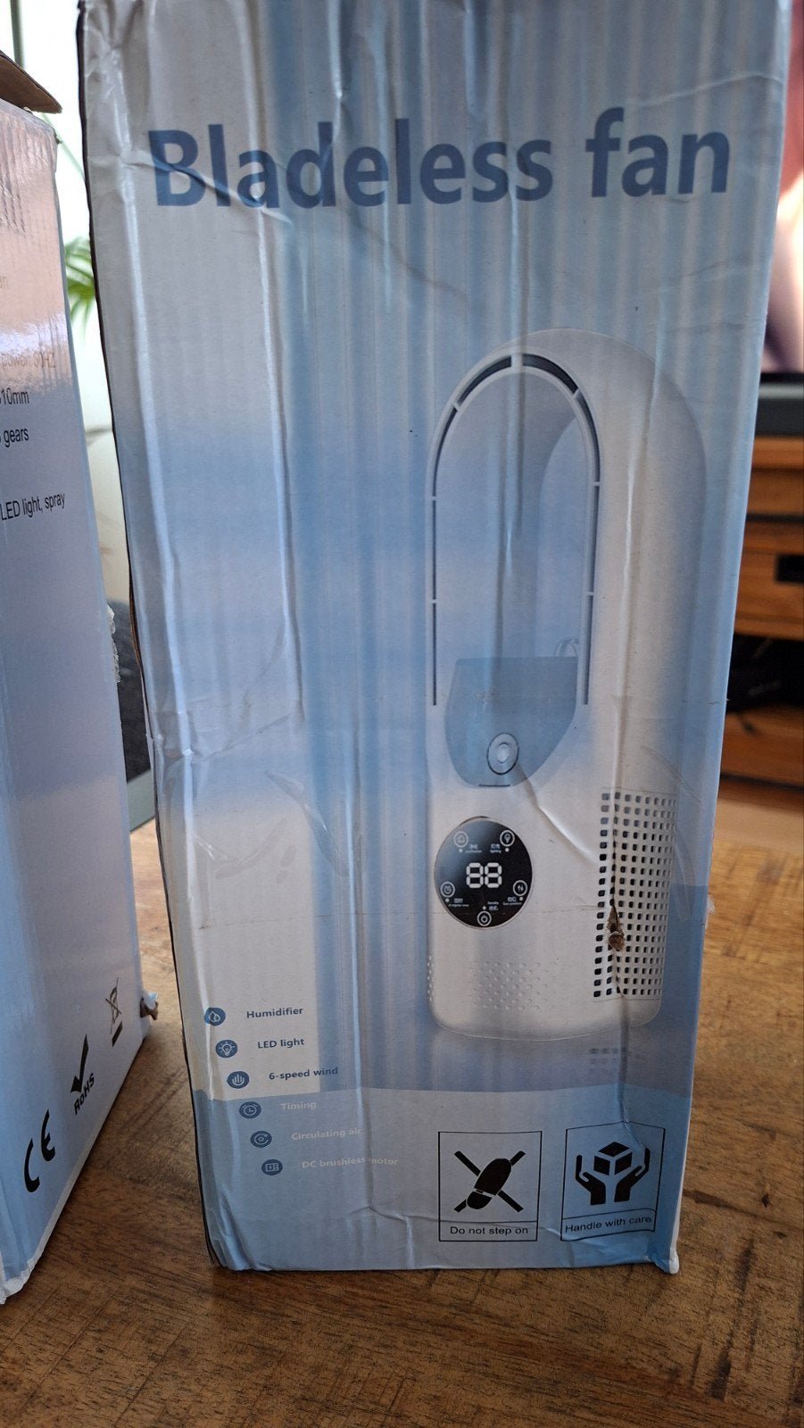 Nieuwe Bladeless Ventilator - Wit (doos beschadigd), Ophalen of Verzenden, Nieuw
