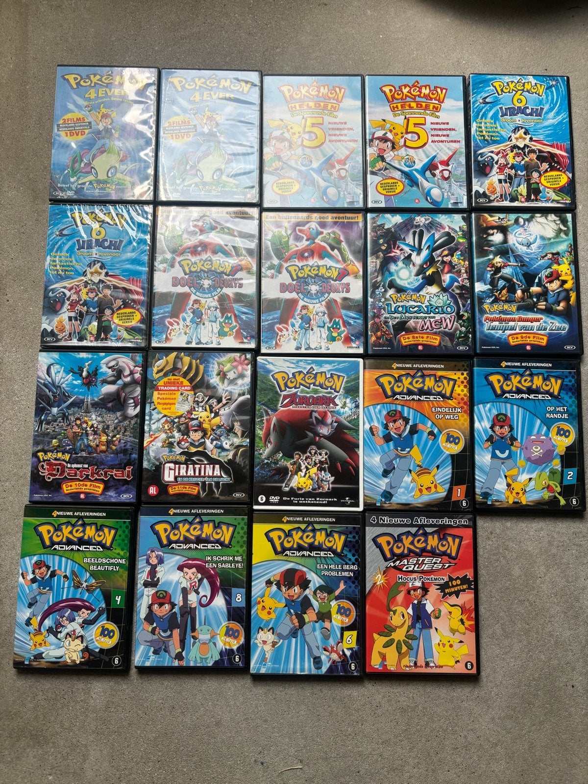Grote collectie Pokémon films en series, Cd's en Dvd's, Animatie, Alle leeftijden, Nederlands, Ophalen of Verzenden