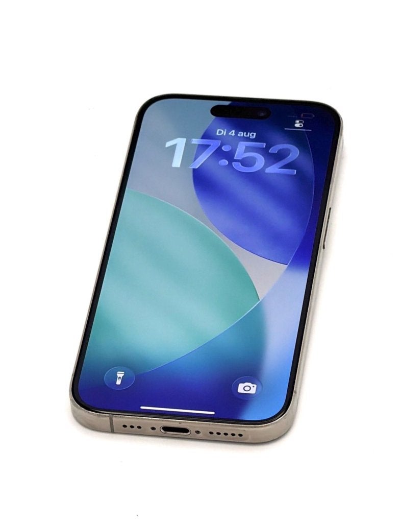 Prachtige iPhone 15 Pro Natural 128GB, 99% batterijconditie, 99 %, Apple, ., Ophalen of Verzenden